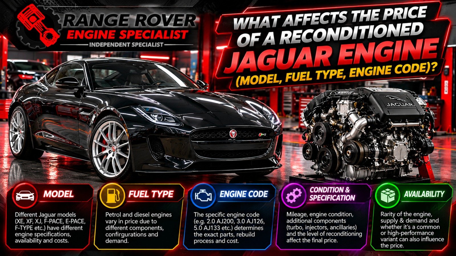 Jaguar engine replacement